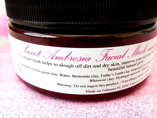 Sweet Ambrosia Facial Mask